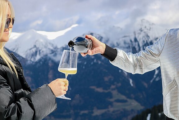 Sekt Austria @Ski Amadé Sekt Austria im Schnee 2024 in Kooperation mit Ski Amadé & Österreich Wein Marketing